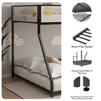 Adam Twin Over Full Bunk Bed Metal