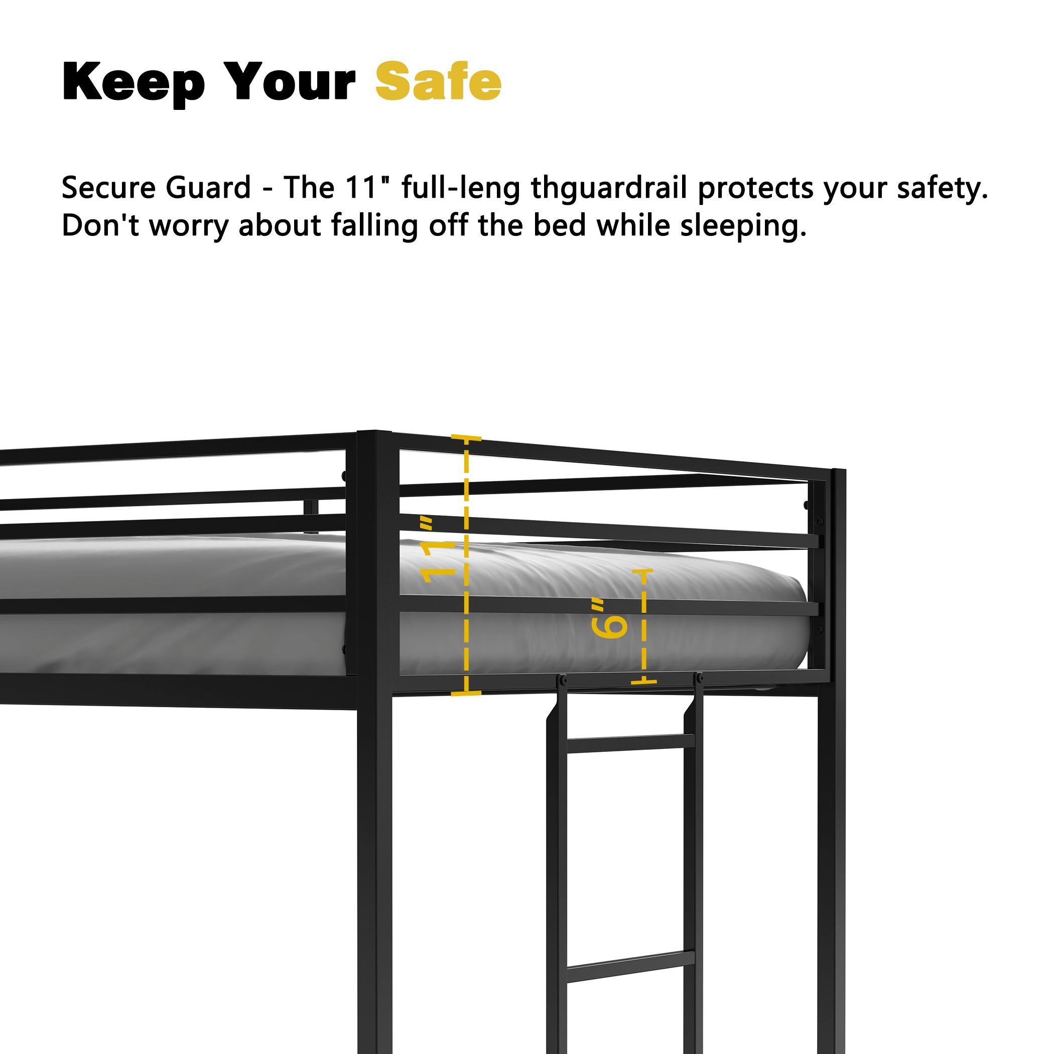 Adam Sturdy Junior Twin Loft Bed