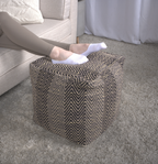 Barracuda Handcrafted Cotton Pouf