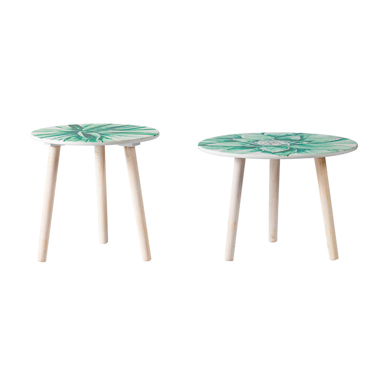 S/2 Nature Inspired Side Tables