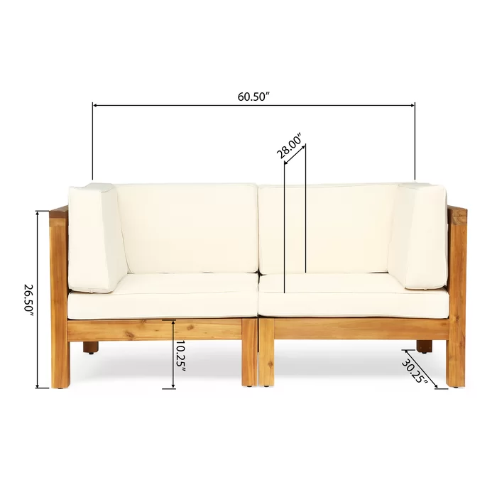 Brava X-Back Loveseat