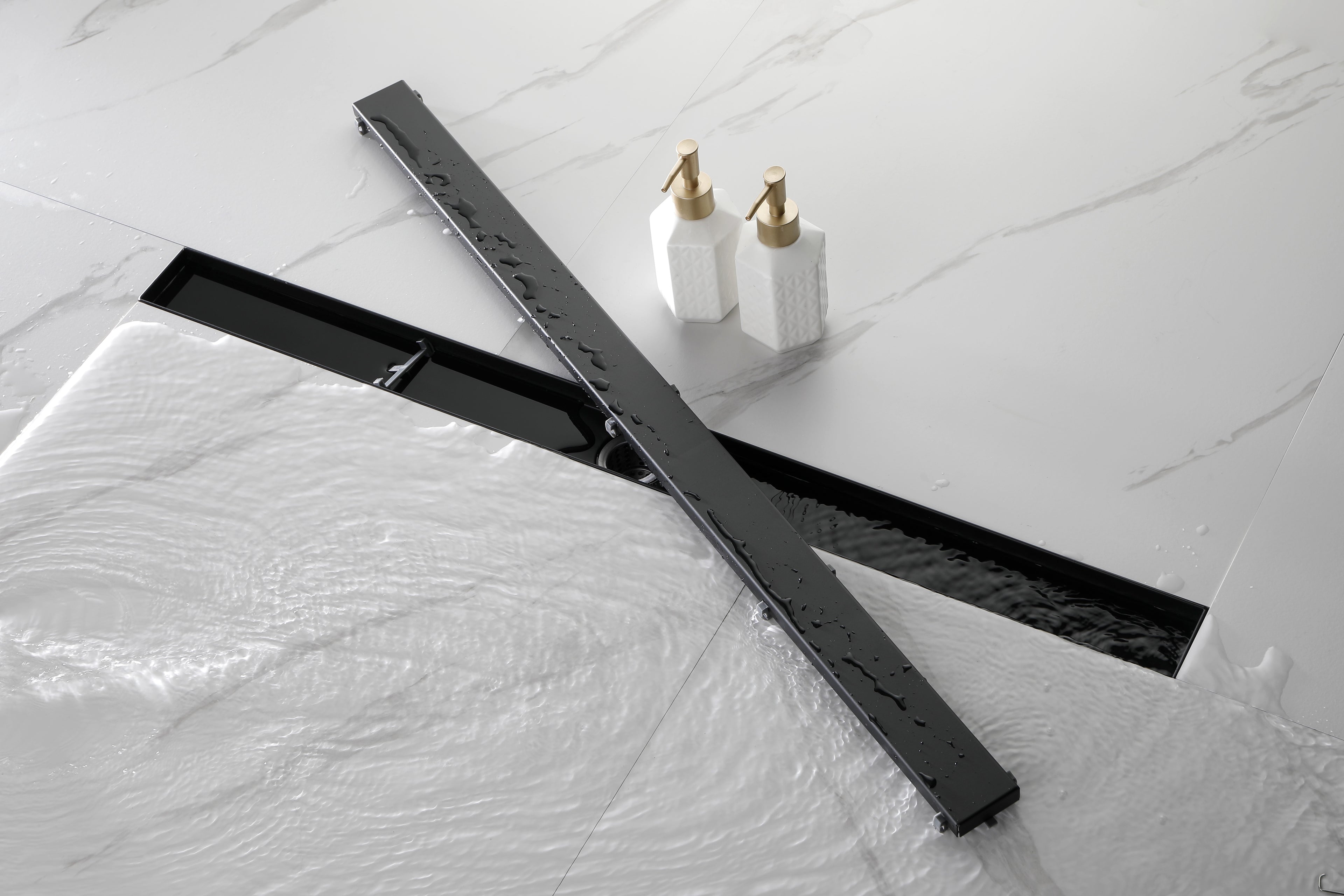 36 Inch Linear Shower Drain with Removable Cover