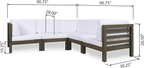 Oana 5-Piece V Shape Sofa Set