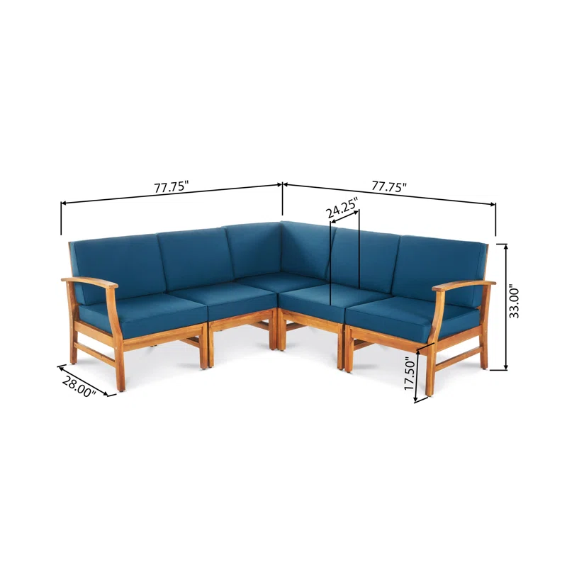 Perla 5-Pcs Sofa Set