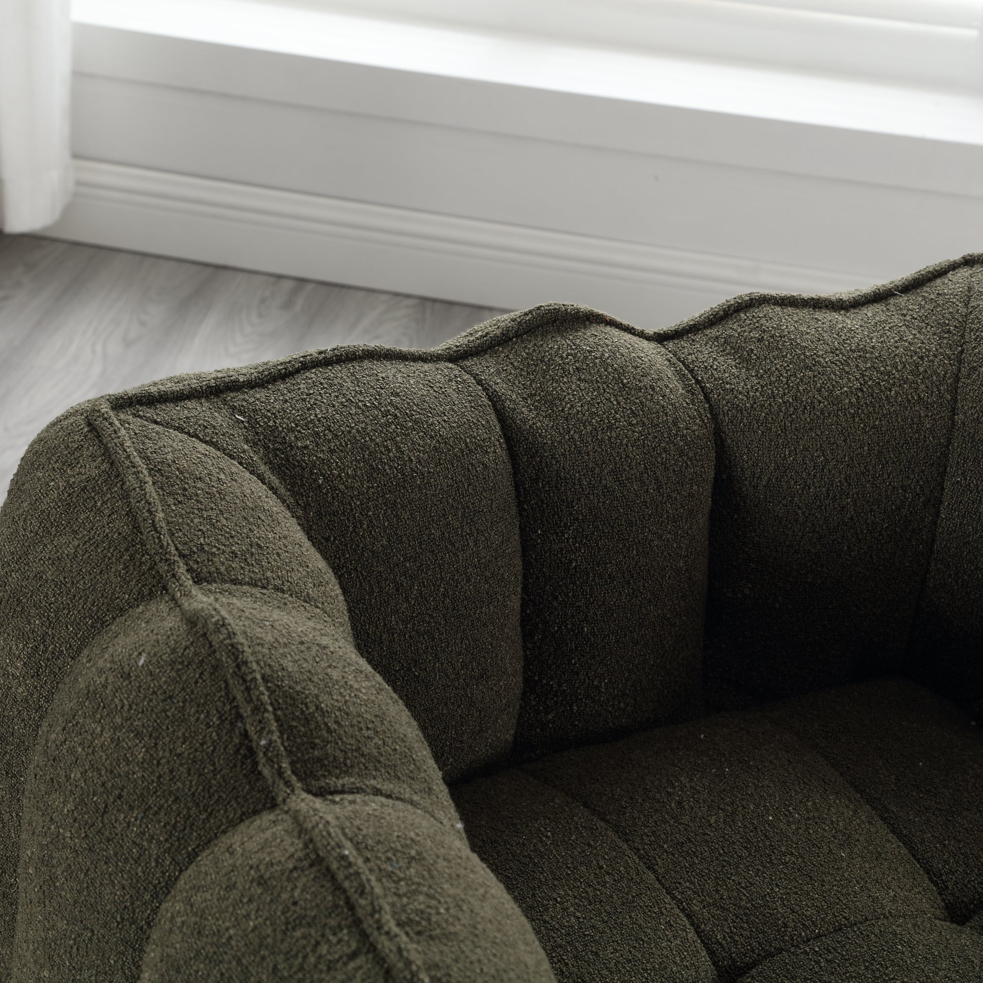 Soft Bean Bag Chair with High Resilient Foam