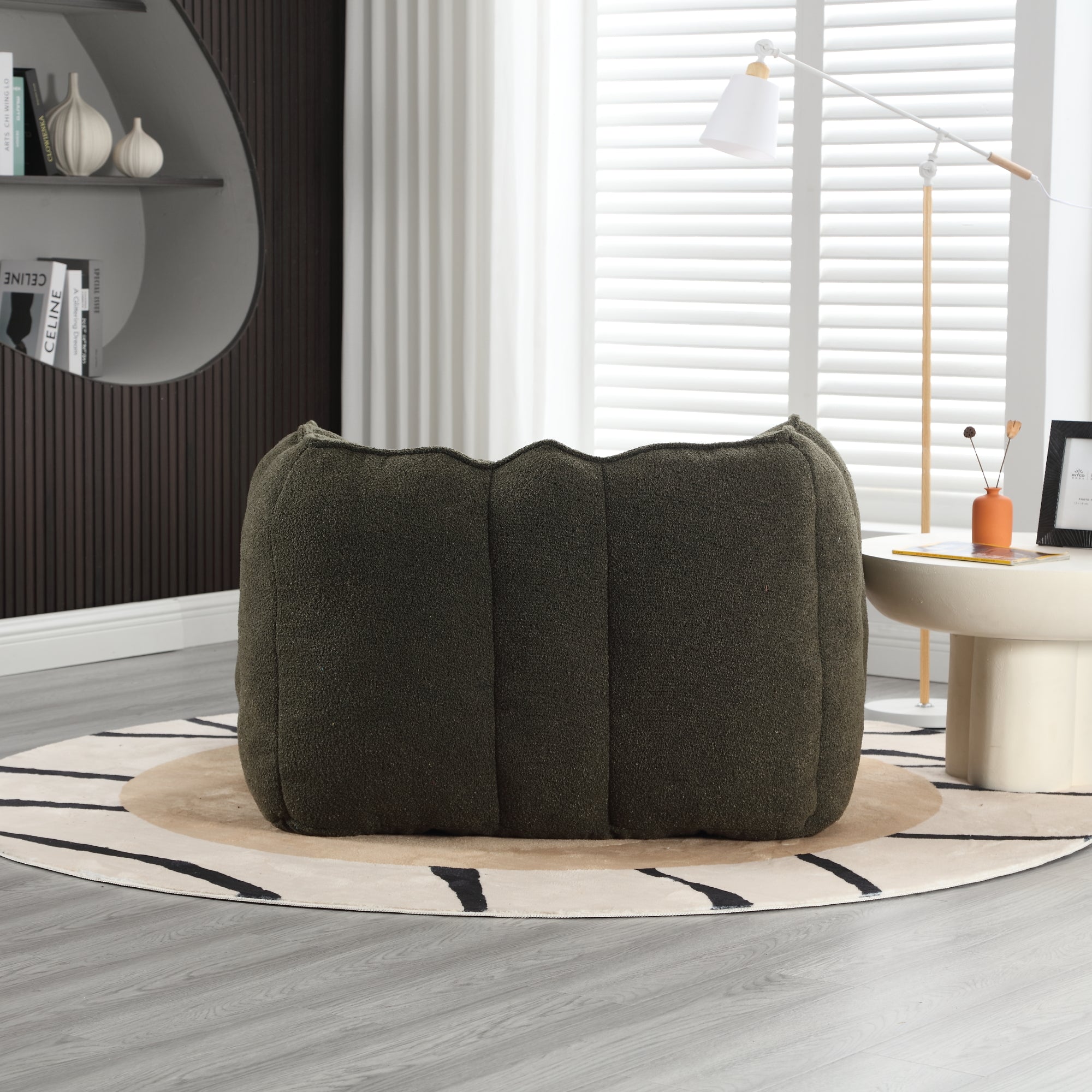 Soft Bean Bag Chair with High Resilient Foam