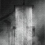 10 Inch Shower Head Bathroom Luxury Rain Mixer Shower Complete Combo Set