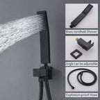 10 Inch Shower Head Bathroom Luxury Rain Mixer Shower Complete Combo Set