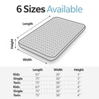 Memory Foam Camping Mattress - 63"x26"x4"