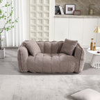 Soft Beanbag Chair with High Resilience Foam Core for Two People