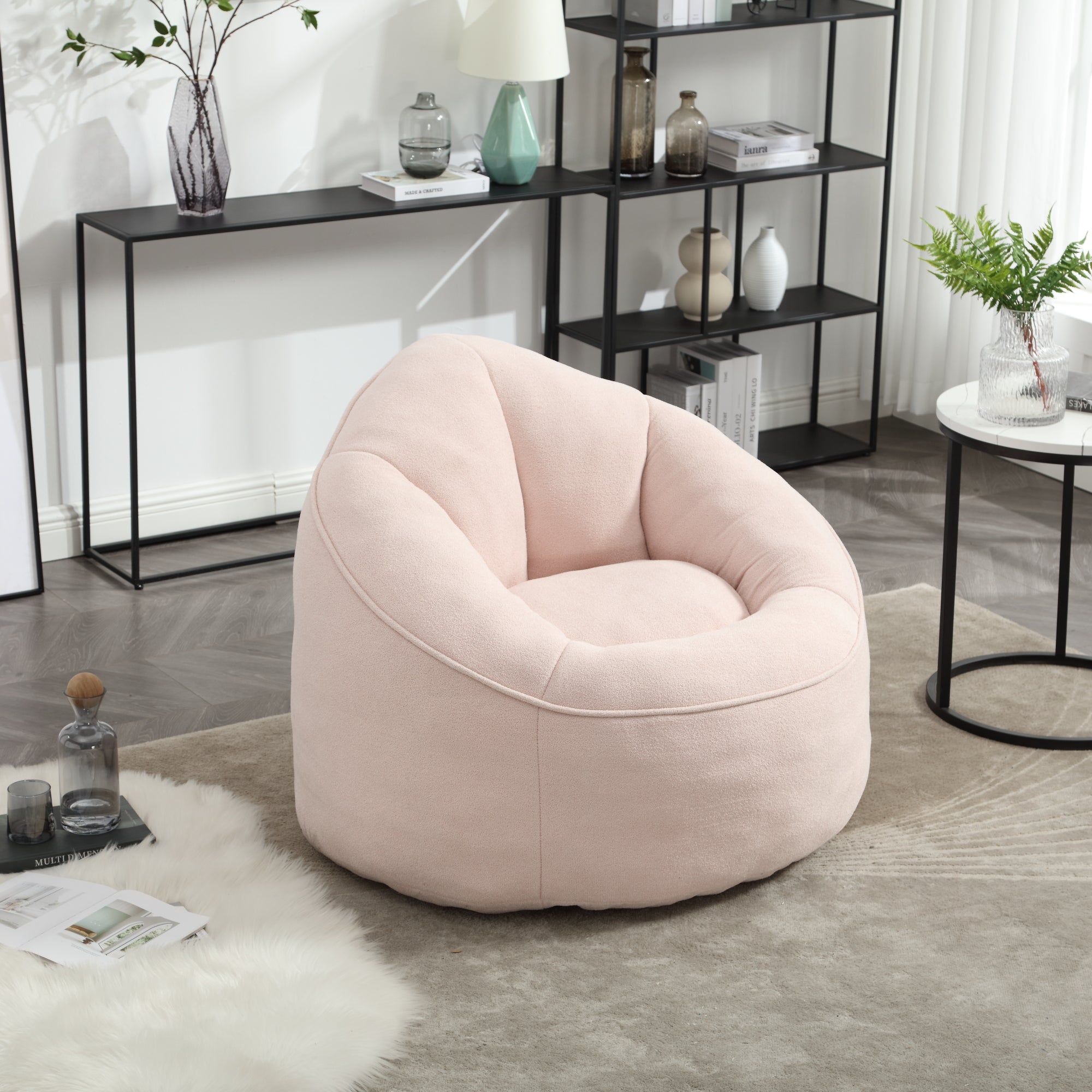 Bedding Bean Bag Sofa Chair with Footrest