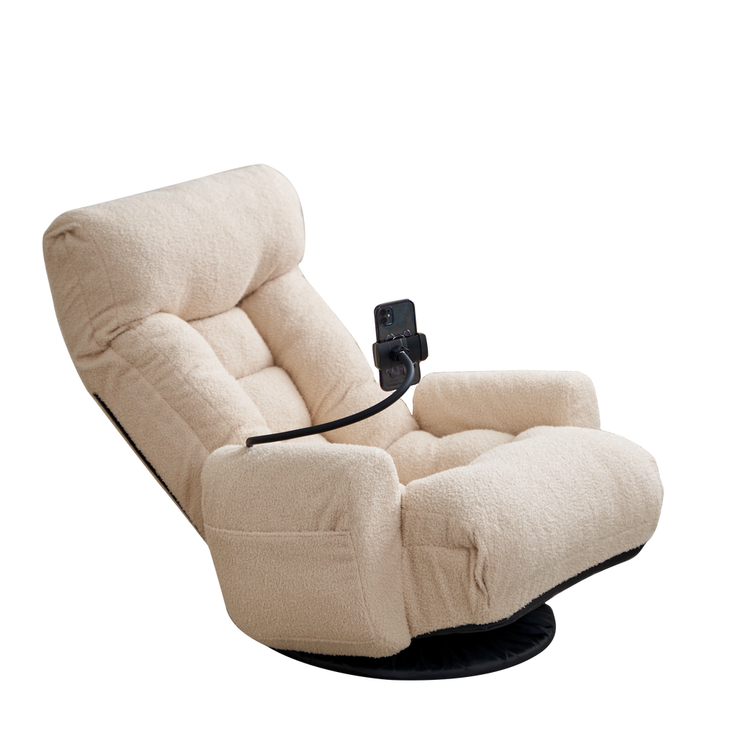Adjustable Head and Waist Game Chair