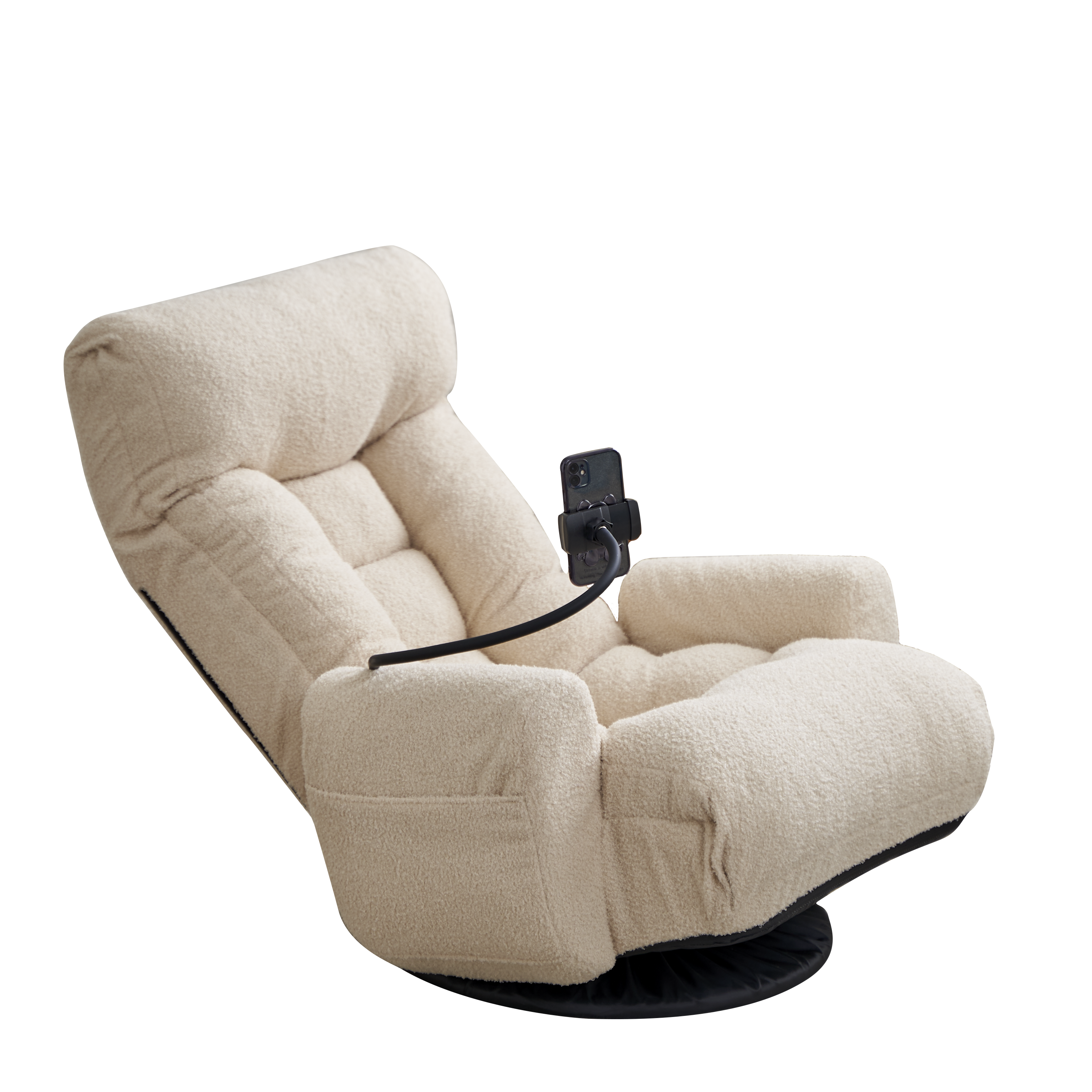 Adjustable Head and Waist Game Chair