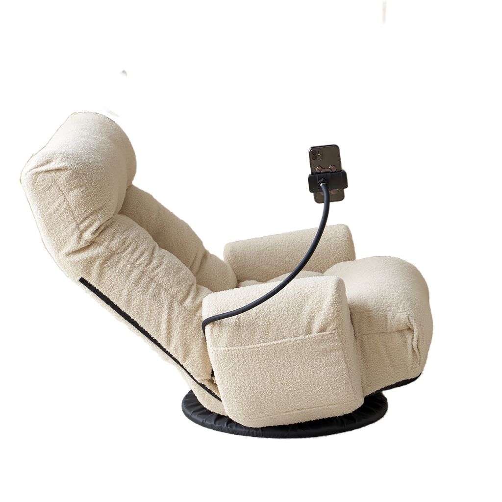 Adjustable Head and Waist Game Chair