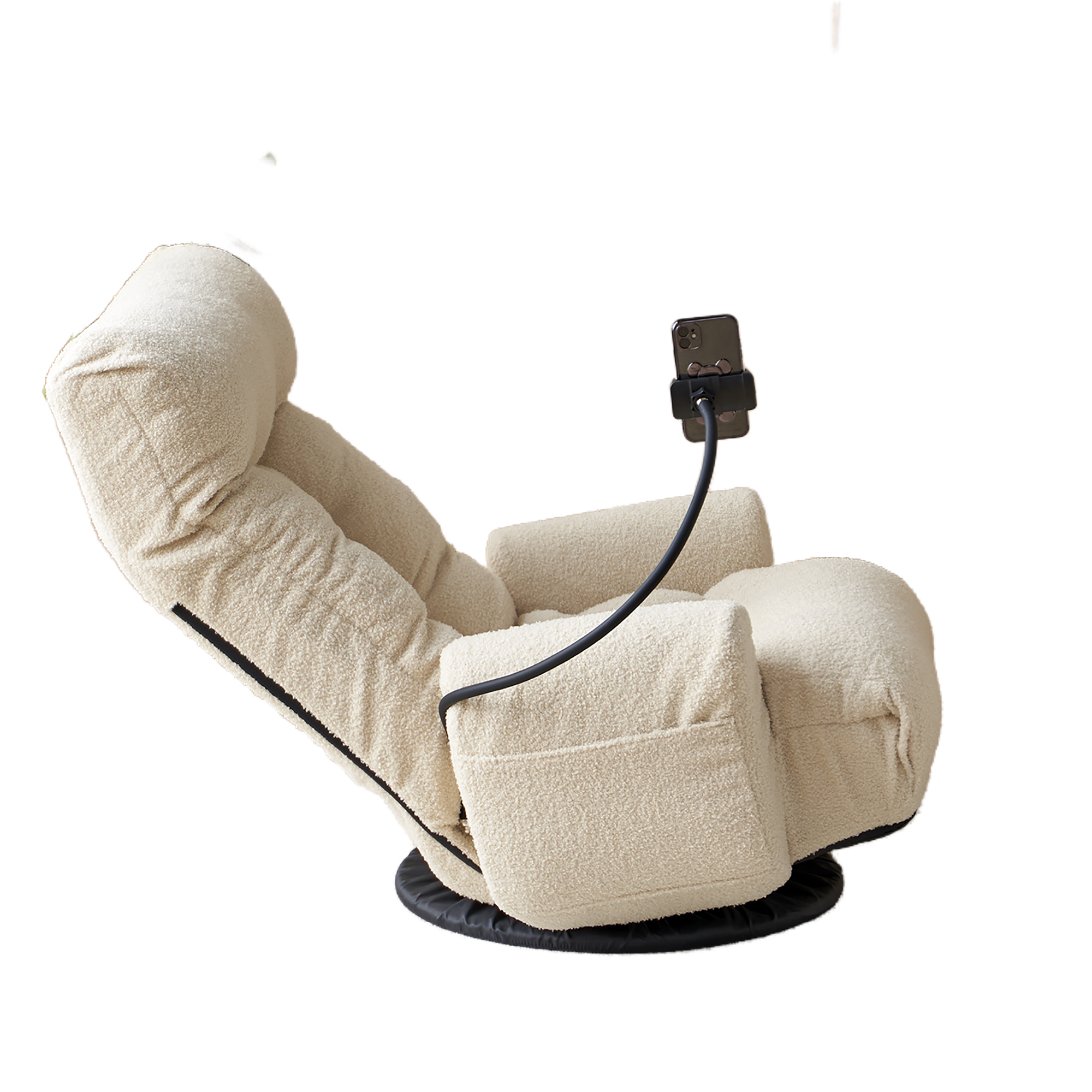 Adjustable Head and Waist Game Chair