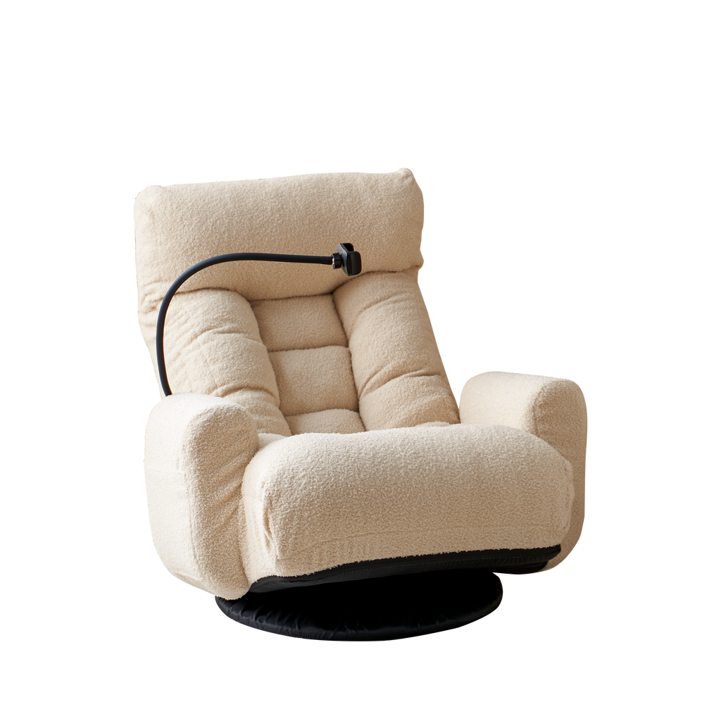 Adjustable Head and Waist Game Chair