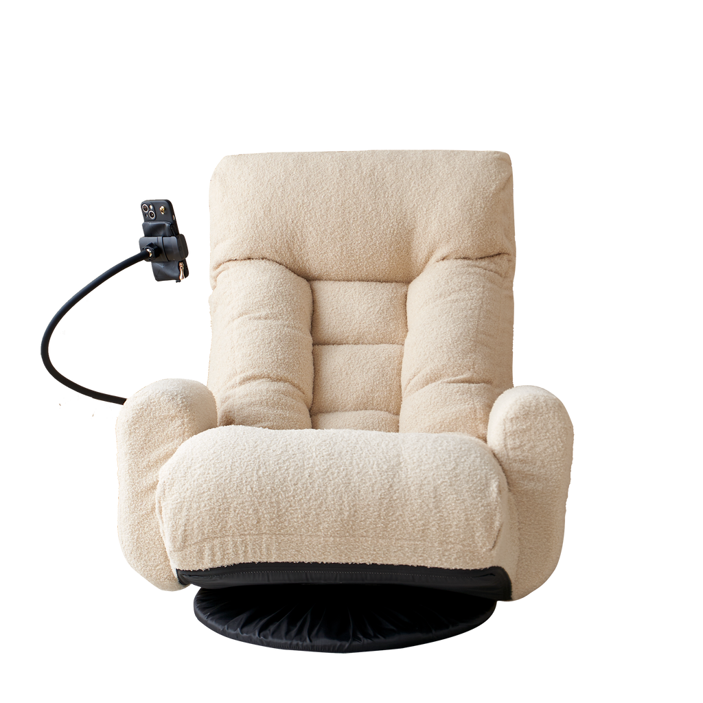 Adjustable Head and Waist Game Chair