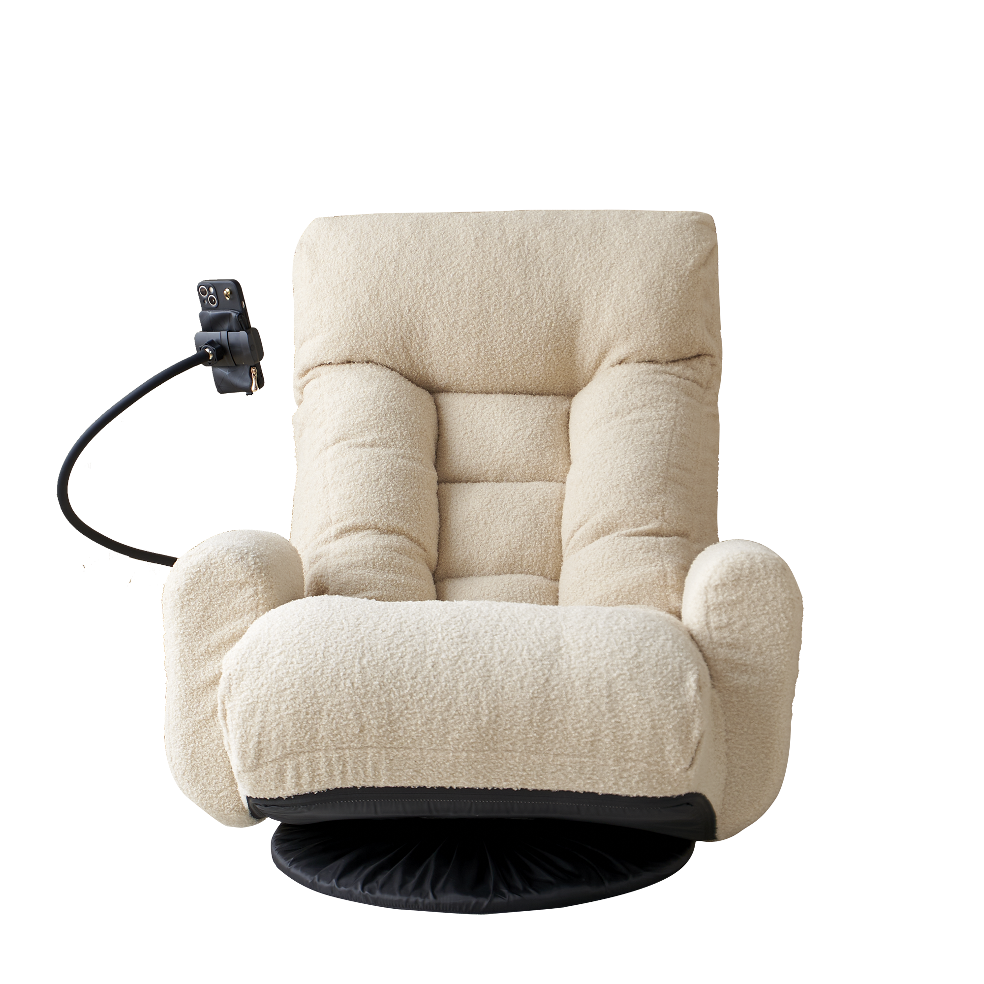 Adjustable Head and Waist Game Chair