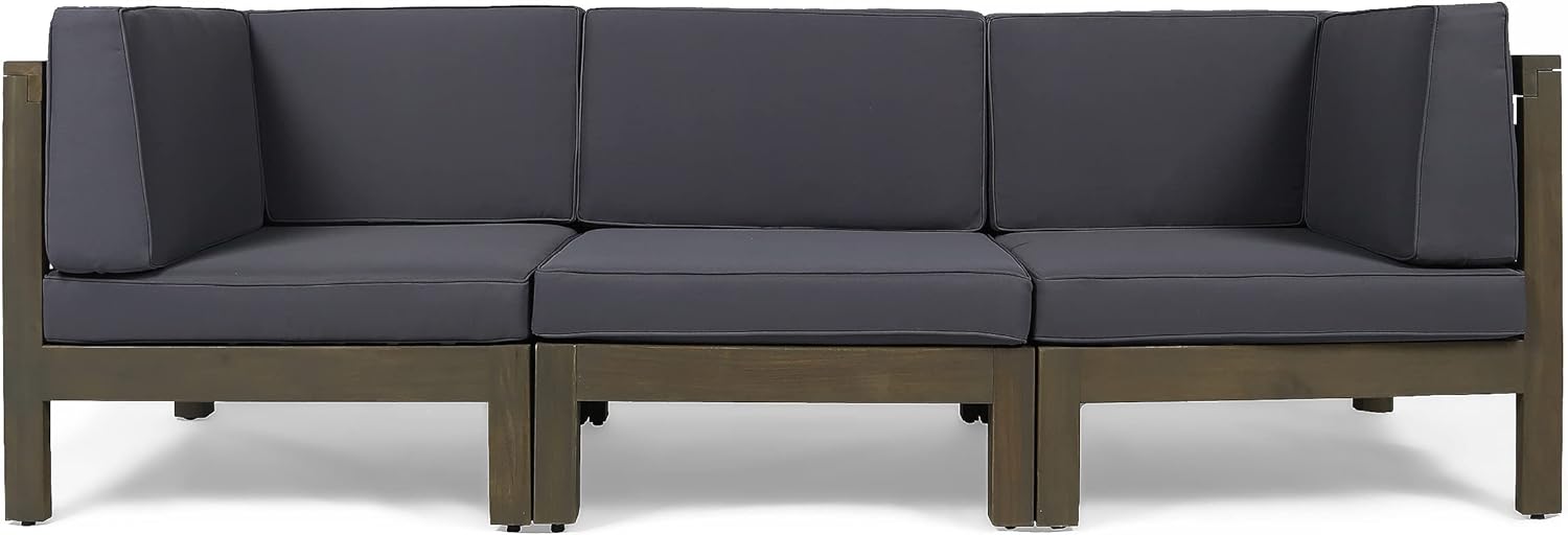 Oana 3-Piece Sofa Set, Dark