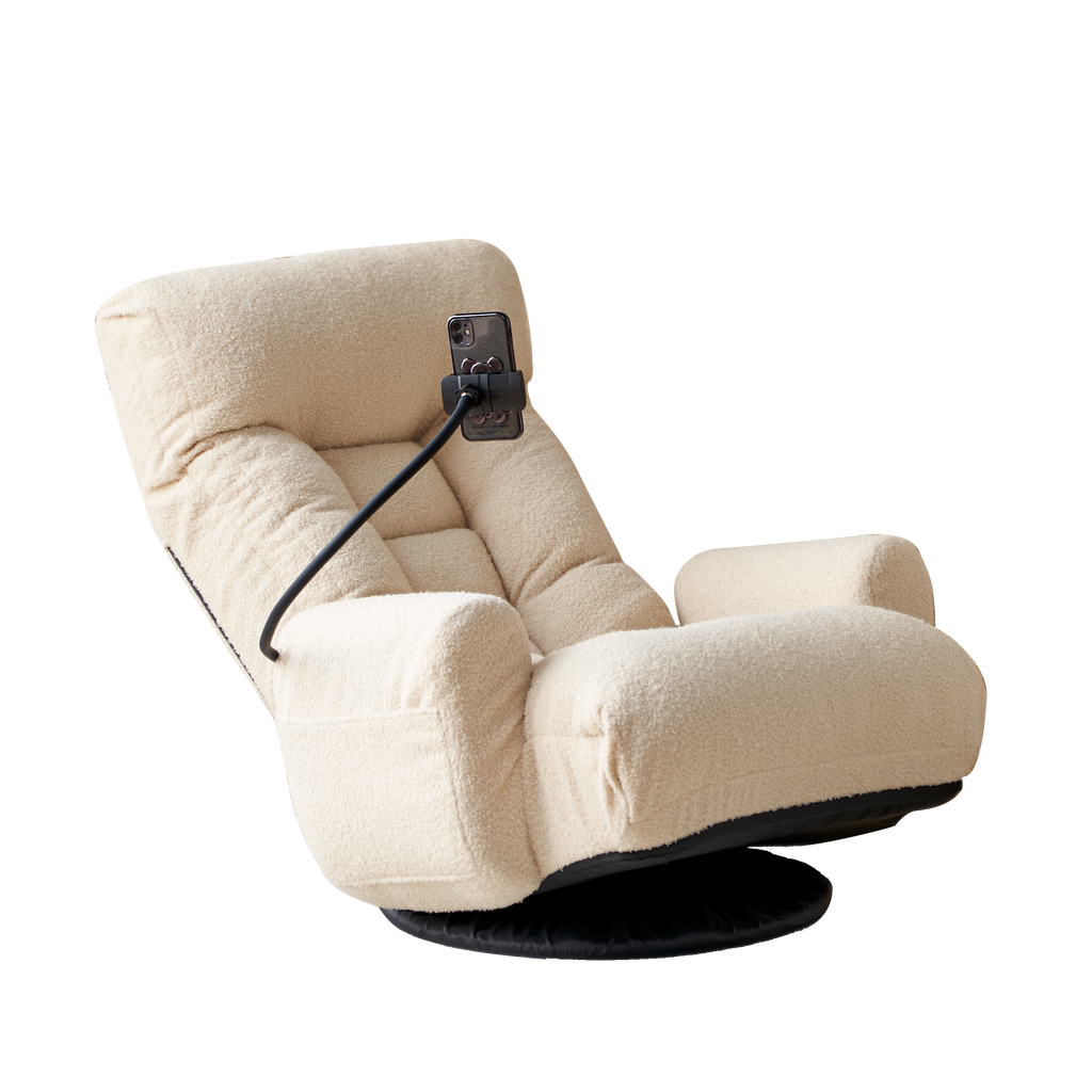 Adjustable Head and Waist Game Chair