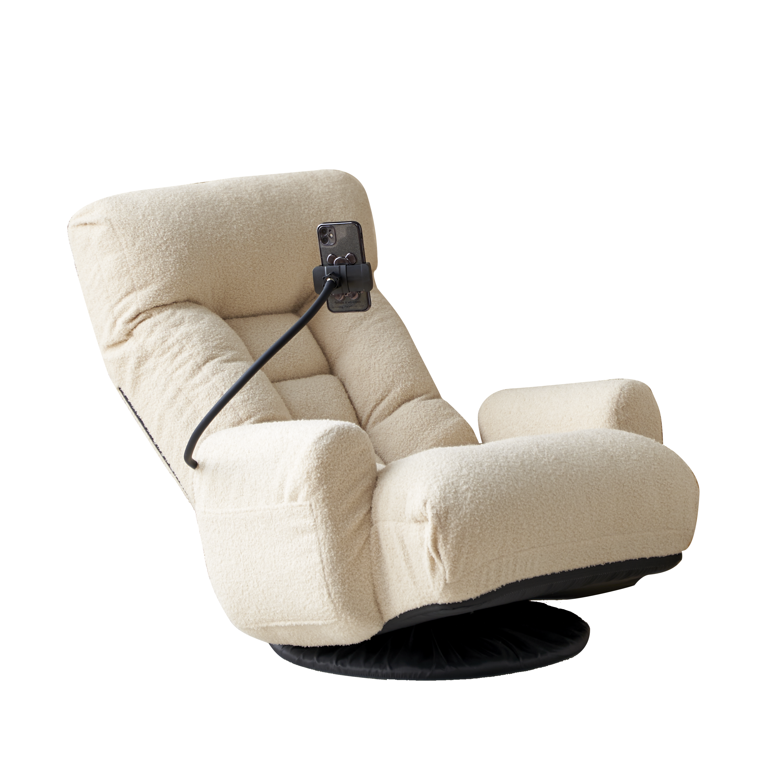 Adjustable Head and Waist Game Chair