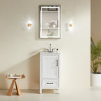 Fully Assembled 18-Inch Bathroom Vanity