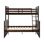 Twin Over Full Bunk Bed with Storage Drawers – Espresso