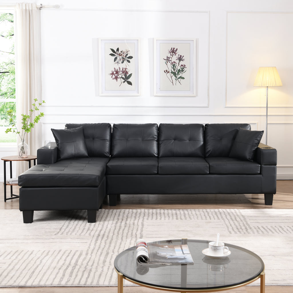 Sectional Sofa Set for Living Room with Chaise Lounge