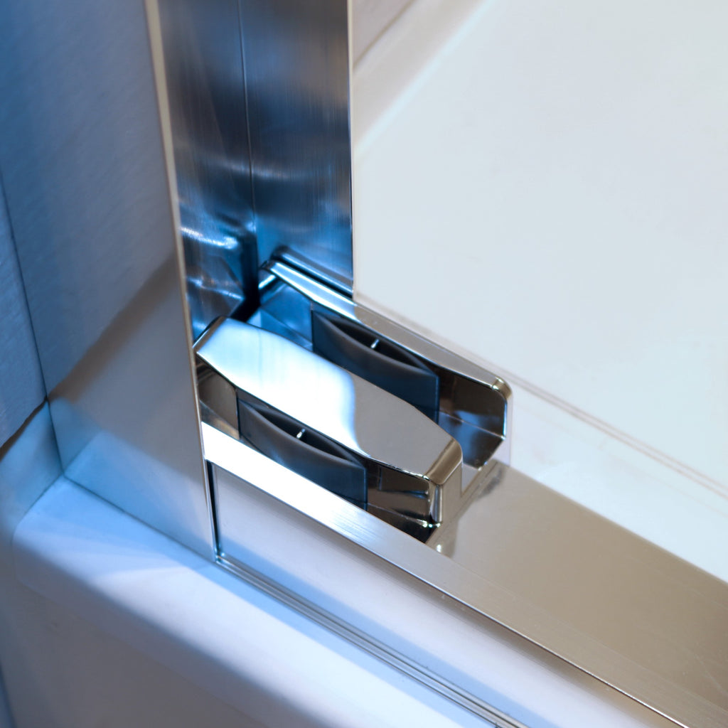 56-60"W x 60"H Double Sliding Tub Shower Door