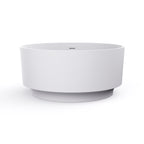 49 Inch Round Freestanding Solid Surface Soaking Bathtub
