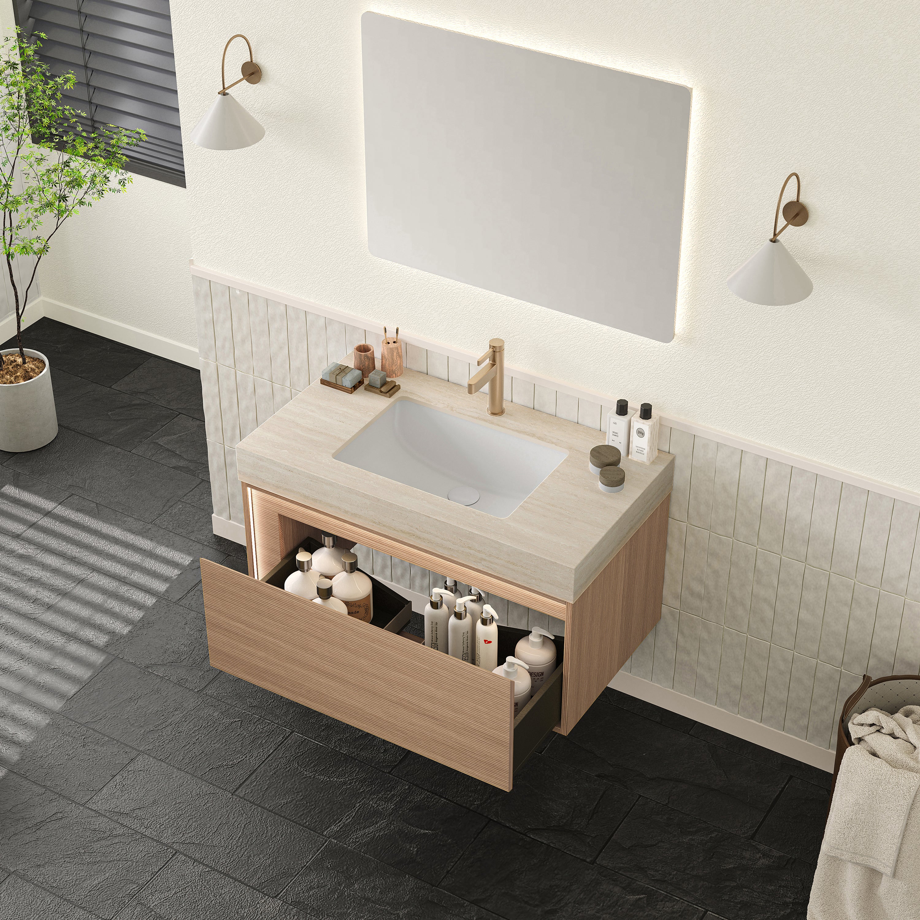 NYAH 36'' Bathroom Vanity & Sink