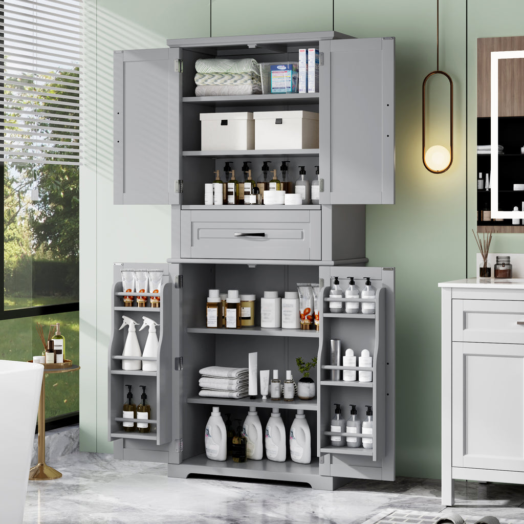 Bathroom Storage Cabinet with Multi-Functional Storage Space