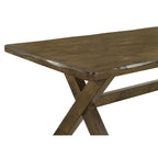 Carbon Knotty Nutmeg Rectangular Dining Table