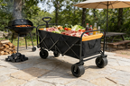 Big Large Capacity Folding Cart - Extra Long Extender Wagon
