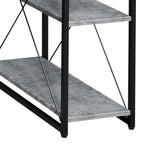 Grey and Black Writing Desk