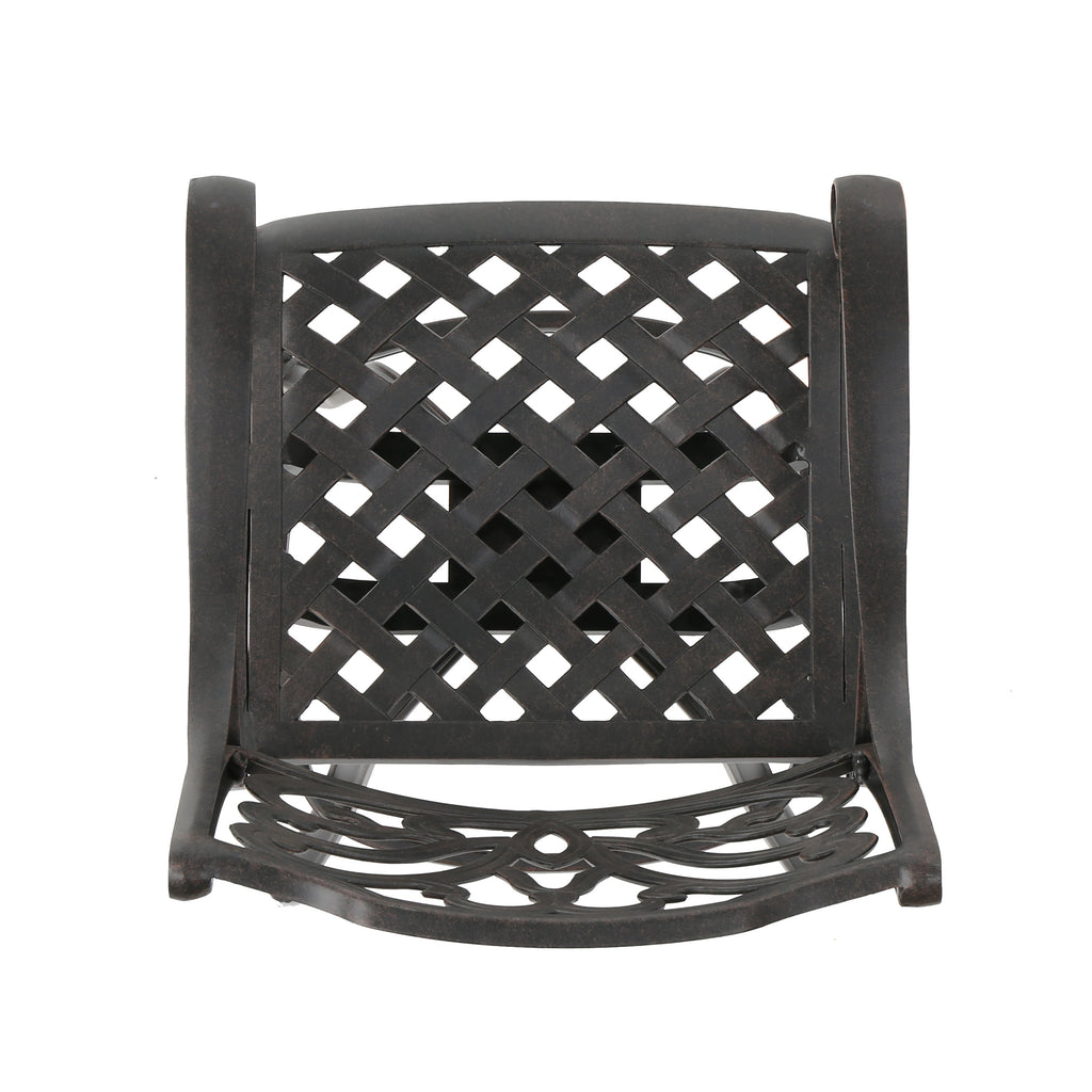 Cast Aluminium Swivel Bar Stool