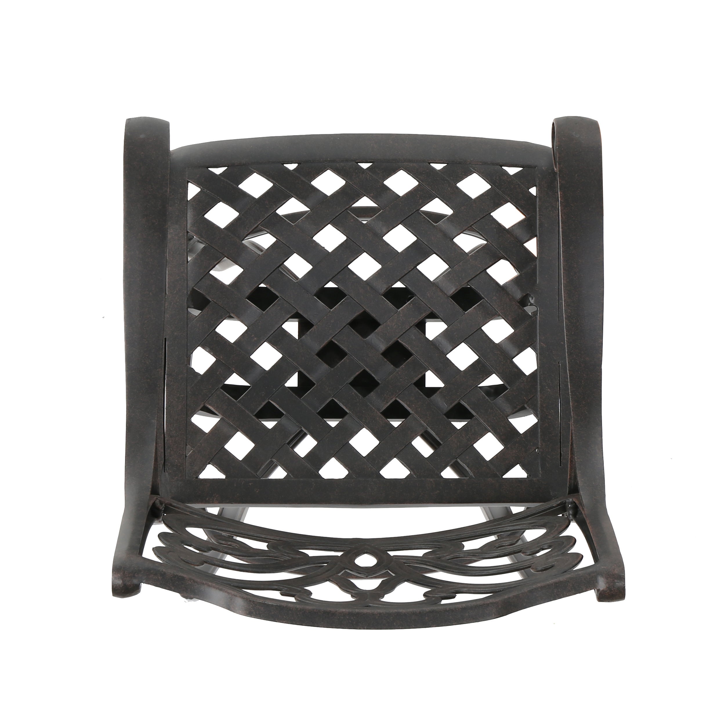 Cast Aluminium Swivel Bar Stool