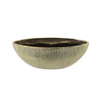 Ceramic Planter Bowl with Textured Finish