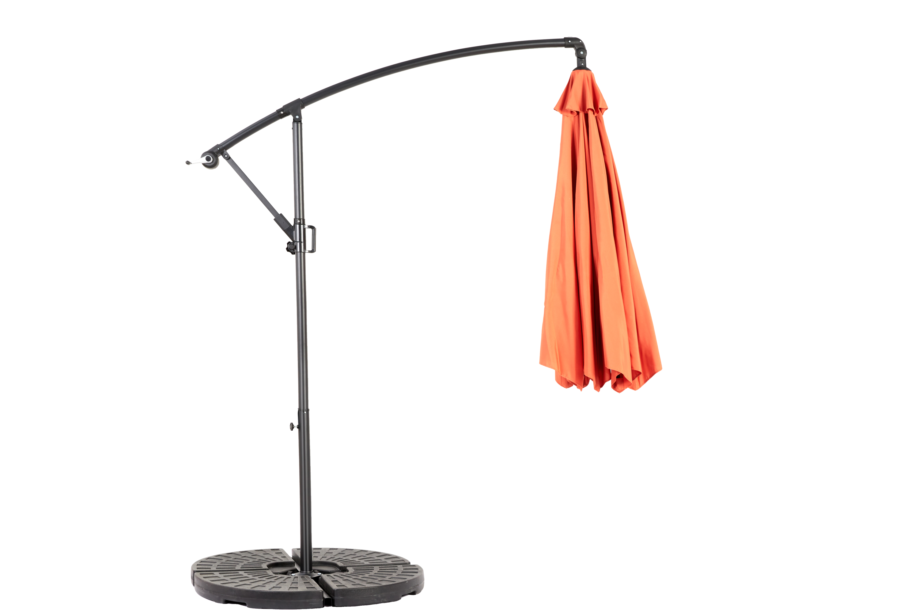 10ft Offset Hanging Market Patio Umbrella with Easy Tilt Adjustment