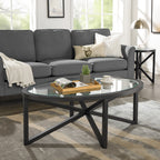 Modern Simple Glass Coffee Table