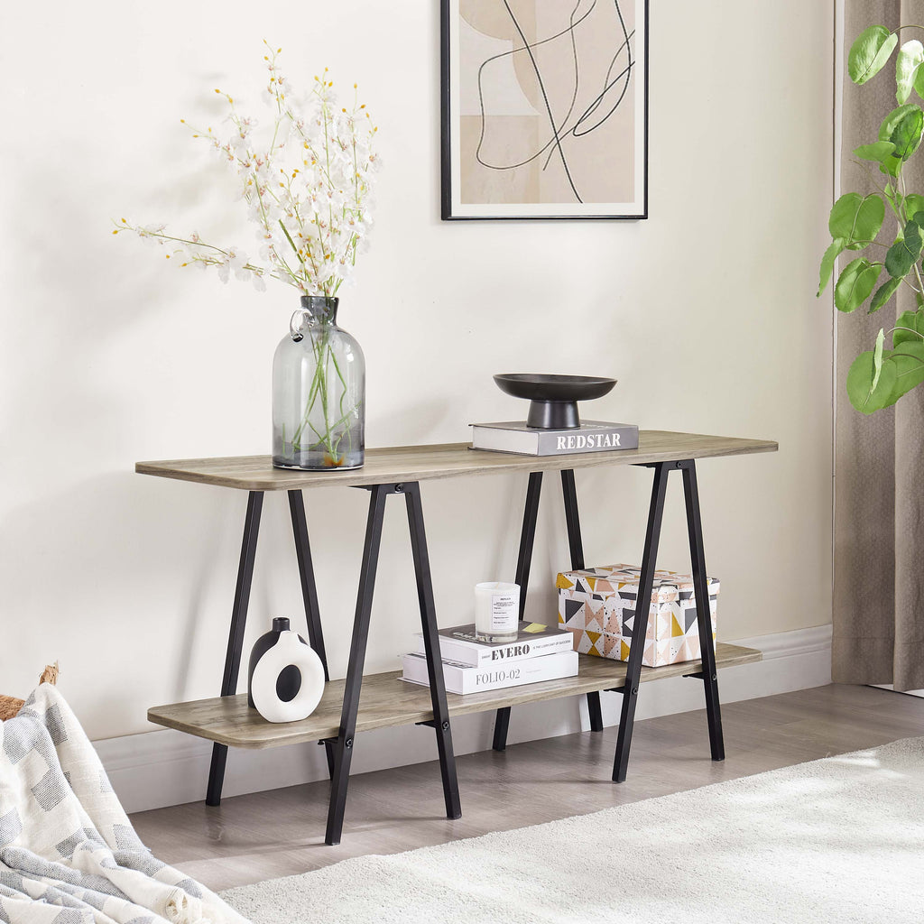 Celine 47" Console Table in Rustic