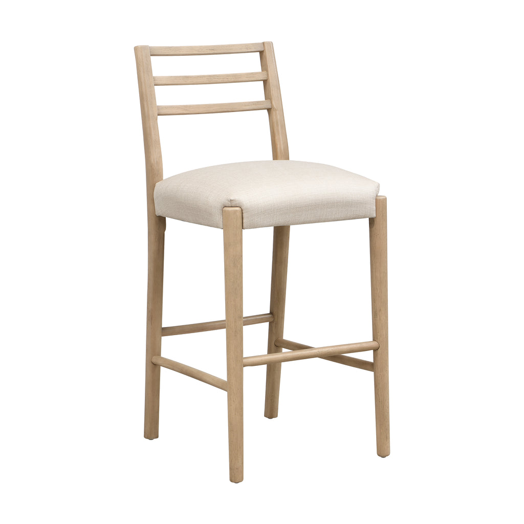 Ladder Back Bar Stool with Ladder Back (Set of 2)