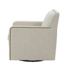 Torrance Swivel Accent Chair with Nailhead Trim