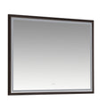 60 x 48 Inch LED Bathroom Mirror with Aluminum Frame
