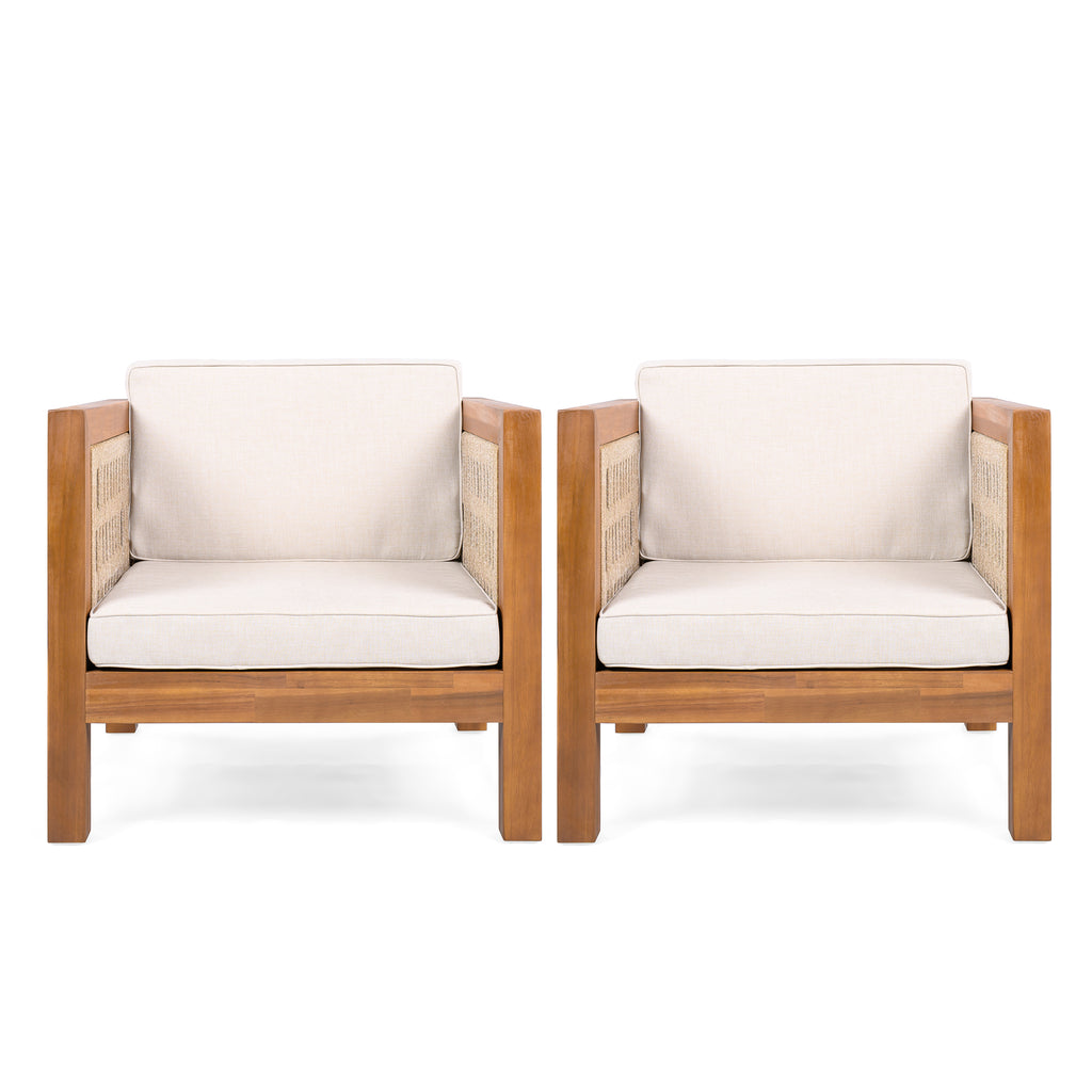 Outdoor Club Chair Set of 2