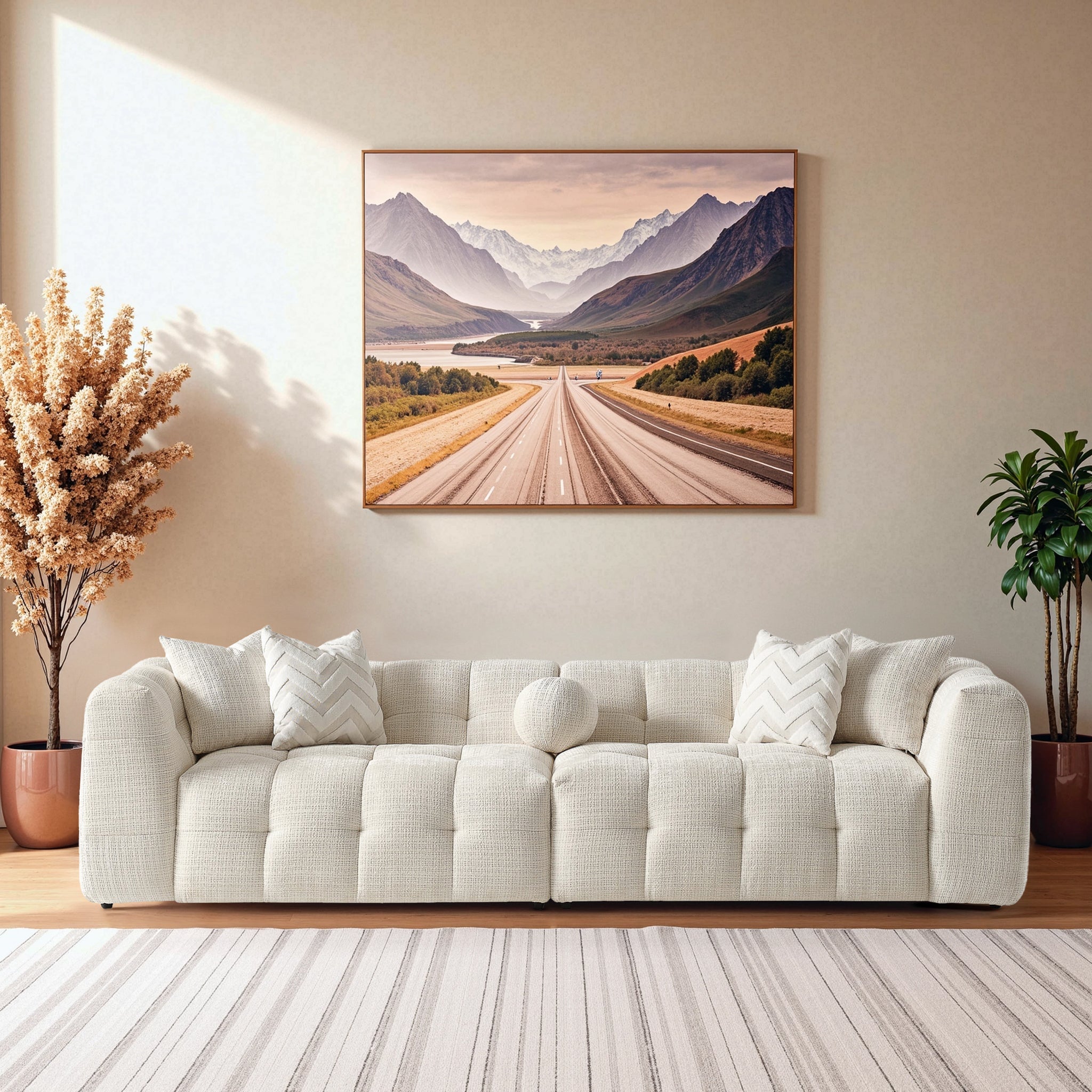 Alana Tufted Sectional Sofa
