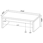 Brianna Mango 3-Piece Rectangular Coffee and End Table Set