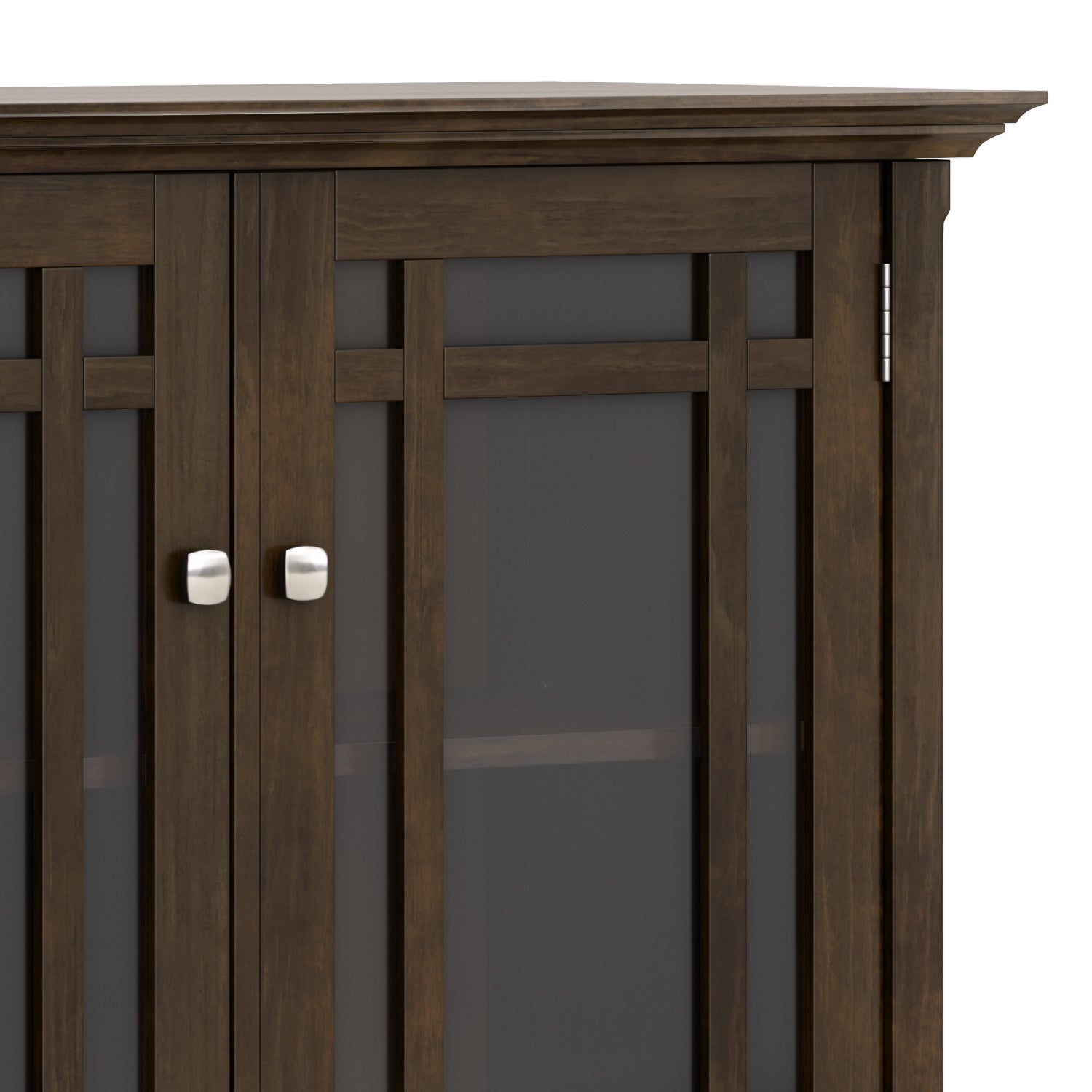 Bedford 62 inch Wide Solid Wood Wide Storage Cabinet in Dark Tobacco