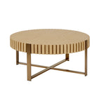 Modern Handcraft Drum Coffee Table