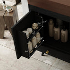 Contemporary Free-standing Bathroom Vanity with Faux Marble Top